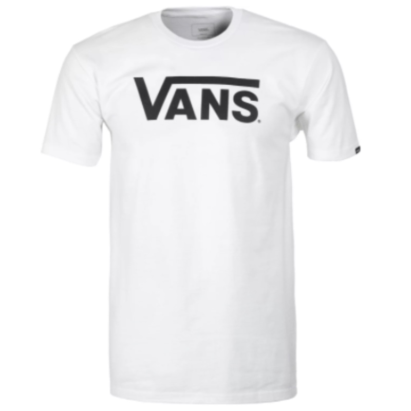 Vans Mens Classic Logo T Shirt in White