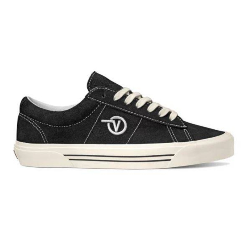 Vans Saddle Sid Pro Skate Shoe in Black and White