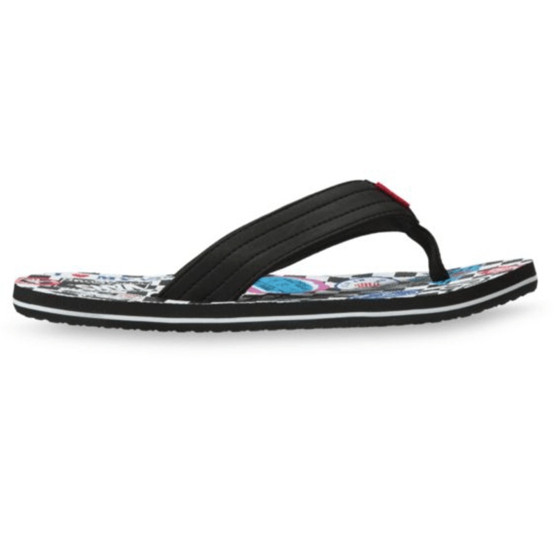 Vans Sticker Collage T Street Print Flip Flops Sandals