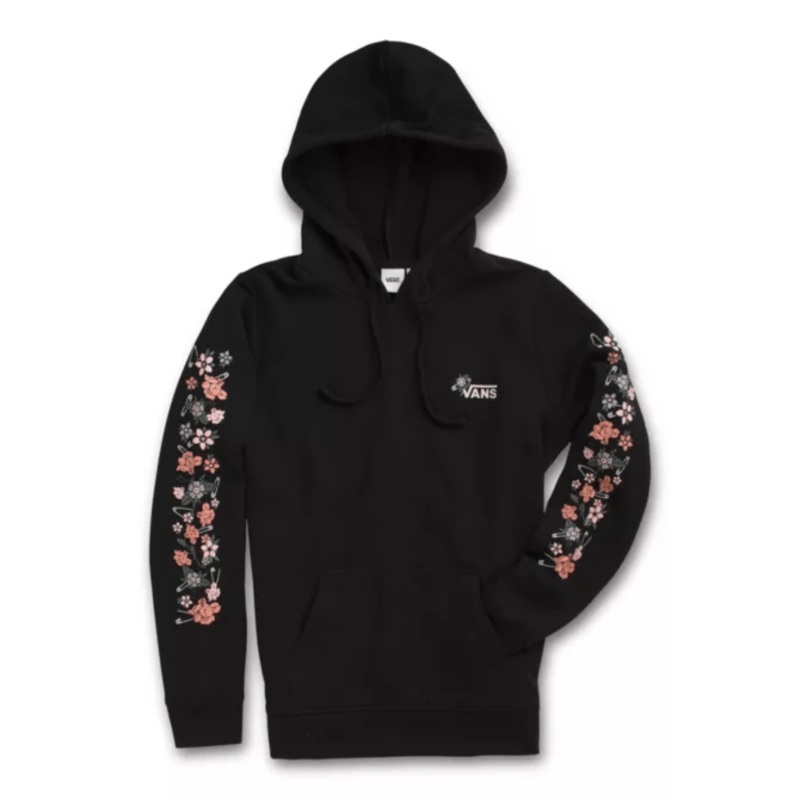 Vans Womens Safety Pinz Hoodie in Black