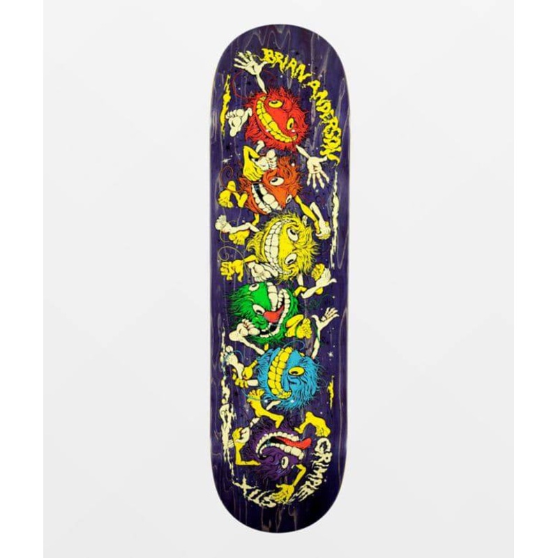 Antihero Grimple Stix BA Guest Skate Deck in 8.75"