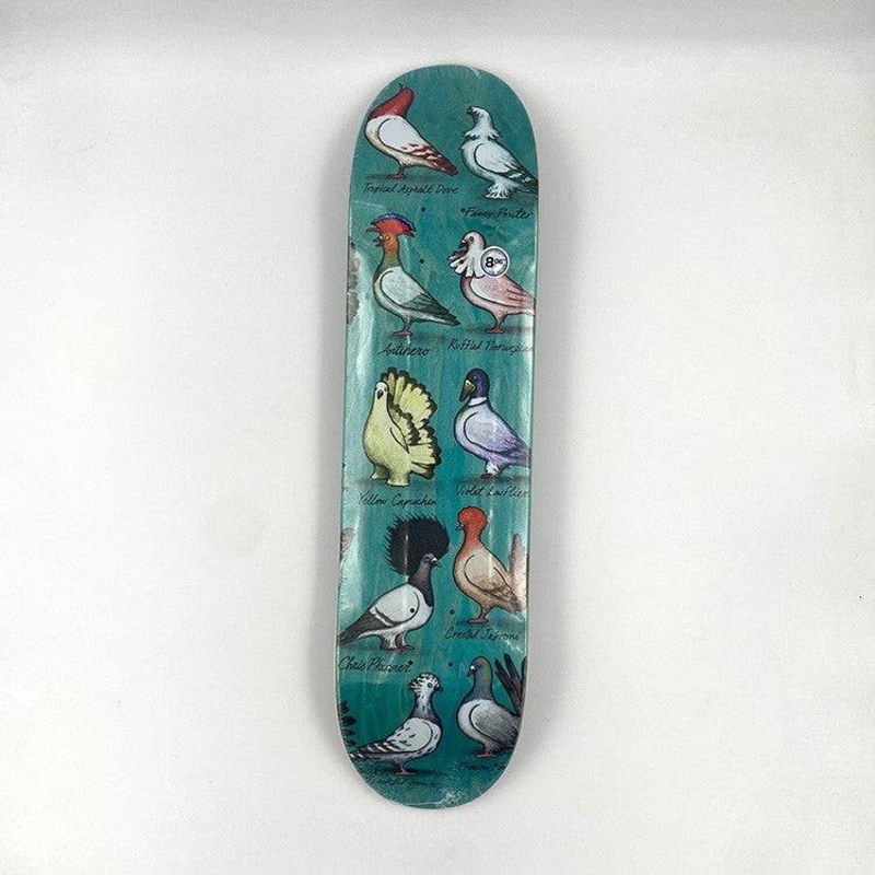 Antihero Pfanner Show Pigeons Skate Deck in 8.06"