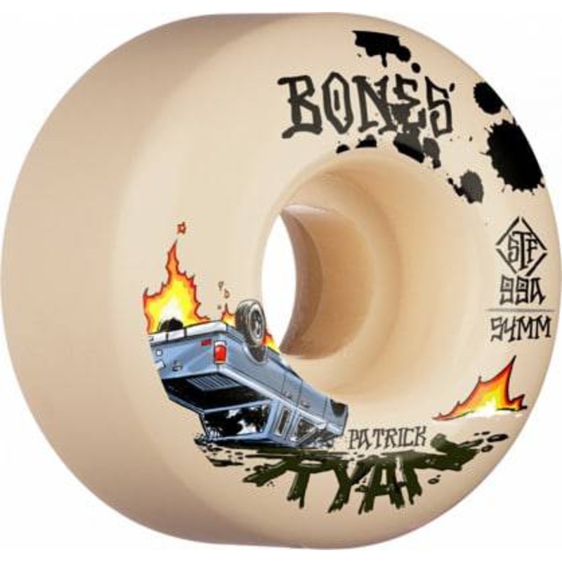 Bones Patrick Ryan Crash and Burn STF 53mm 99a Skate Wheel