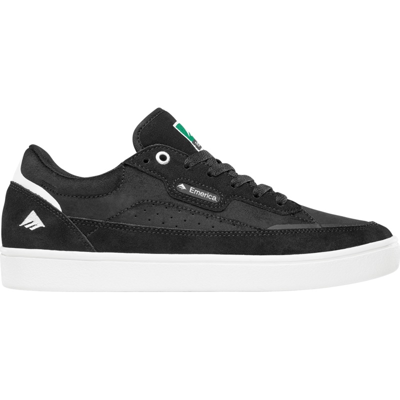 Emerica Gamma Skate Shoe in Black/White/Gum