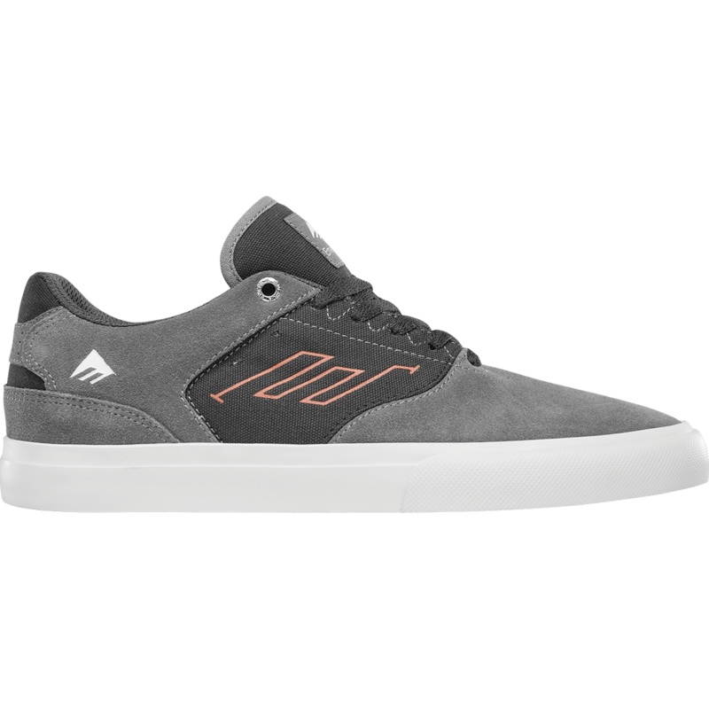 Emerica The Low Vulc Skate Shoe in Dark Grey