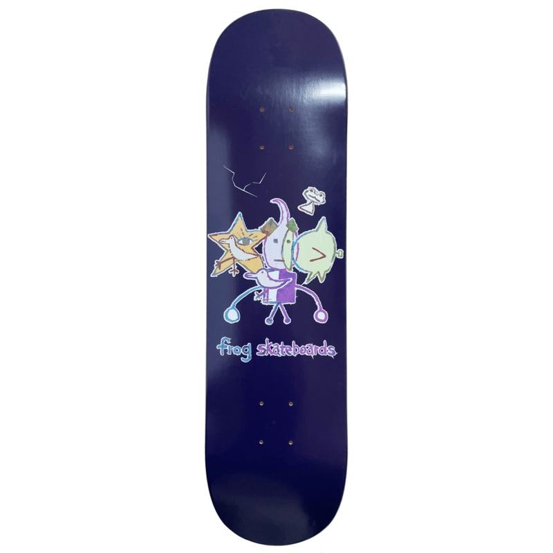 Frog Cracked (Robot Boy) Skate Deck in 8.0"