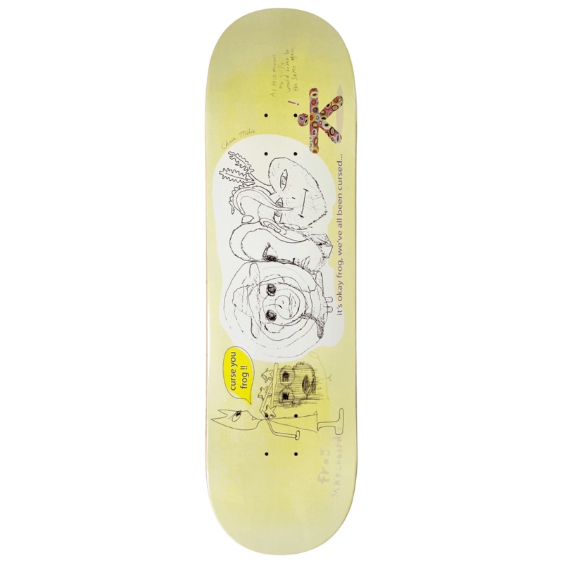 Frog Cursed (Milic) Skate Deck in 8.5"