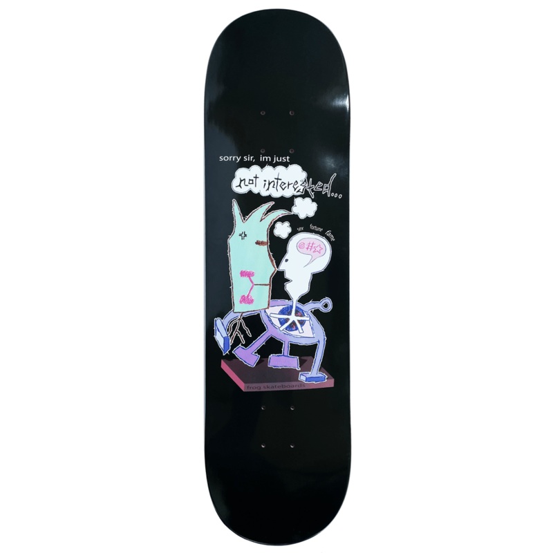 Frog Not Interested (Pat G) Skate Deck in 8.38"