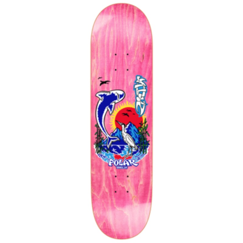 Polar Skate Co Shin Sanbongi Mount Fuji Skateboard Deck in 8.25''