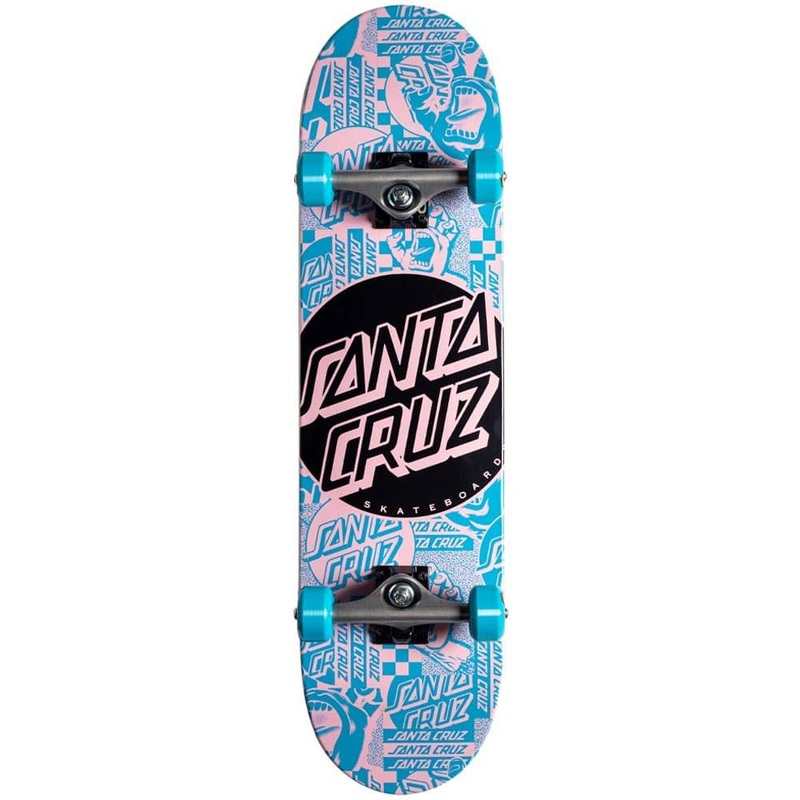 Santa Cruz Flier Dot Full Complete Skateboard in 8.0"