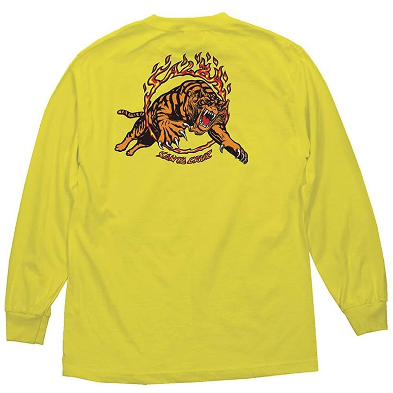 Santa Cruz Salba Tiger Longsleeve in Yellow