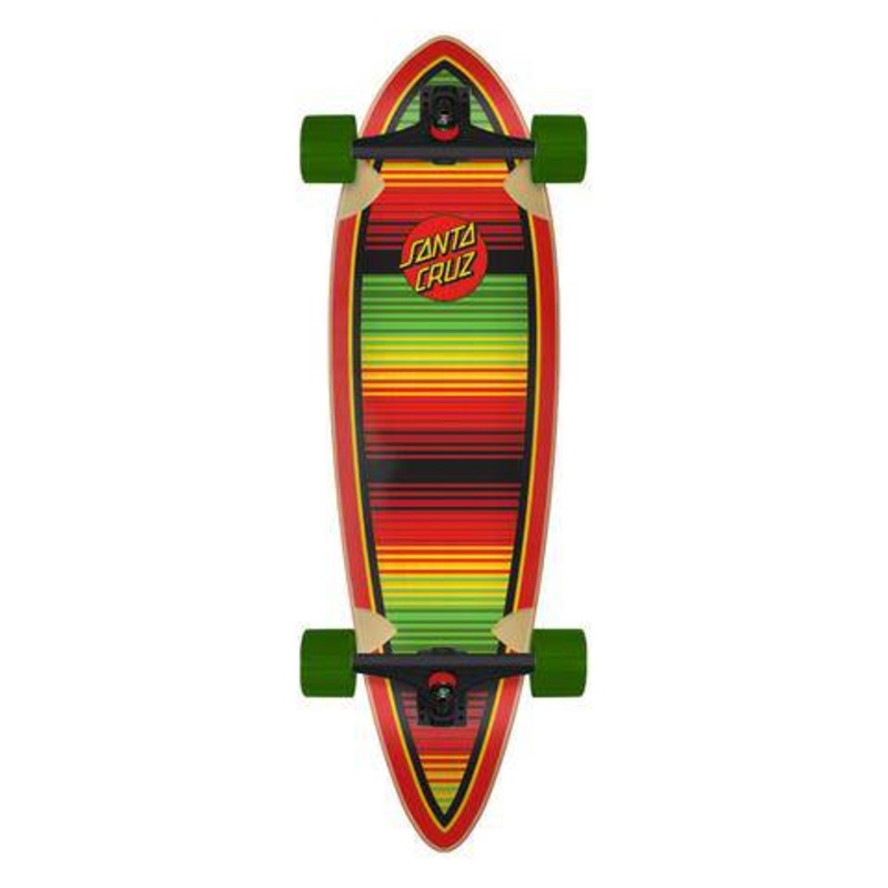 Santa Cruz Serape Dot Complete Cruzer Pintail Skateboard 9.20''