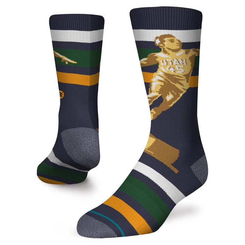 Stance Spida Dunk Sock in Navy