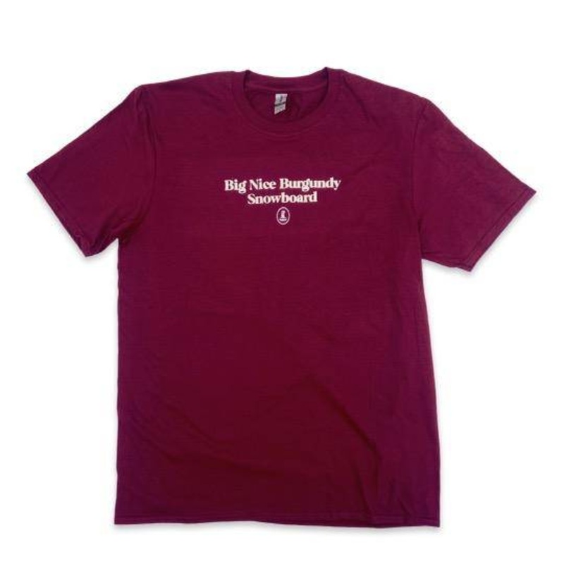 The Bomb Hole Big Nice Burgundy Snowboard Tee