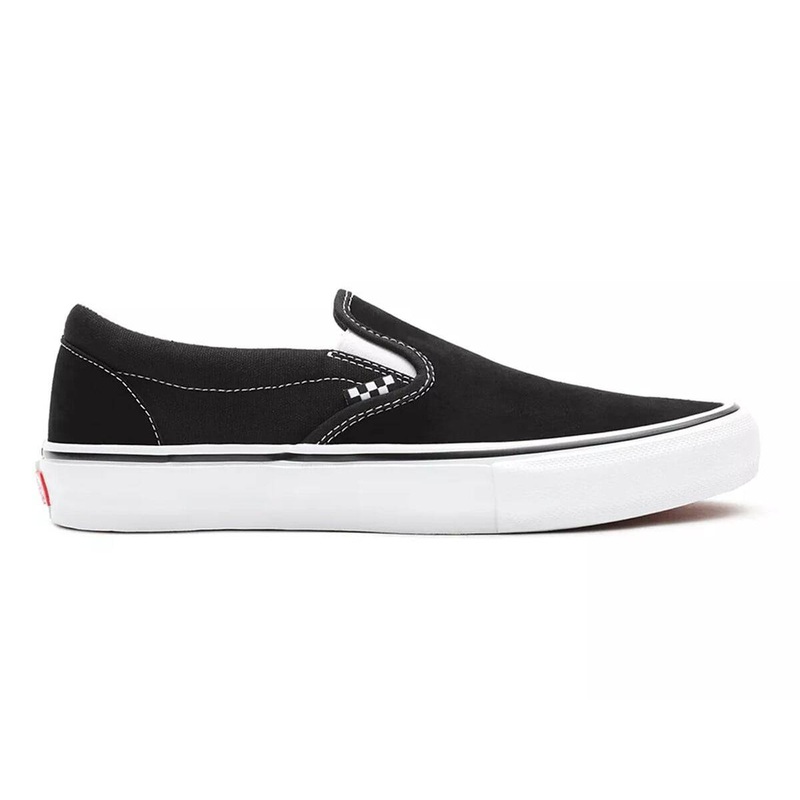 Vans Skate Slip On Shoe in Black and White