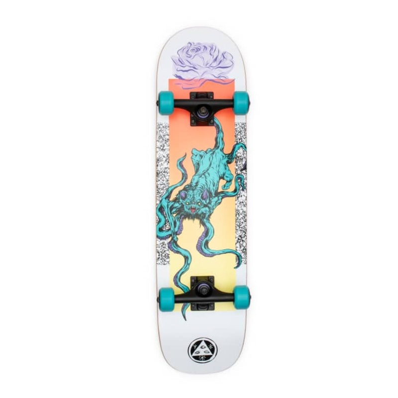 Welcome 8.0" Bactocat Complete Skateboard
