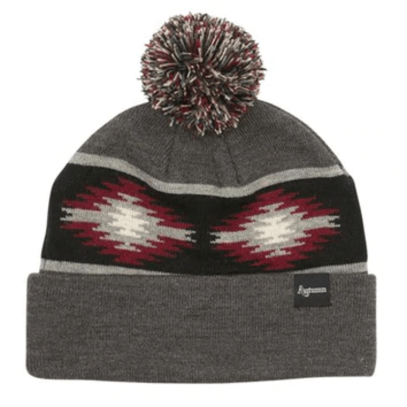 Autumn Blanket Pom Beanie in Charcoal