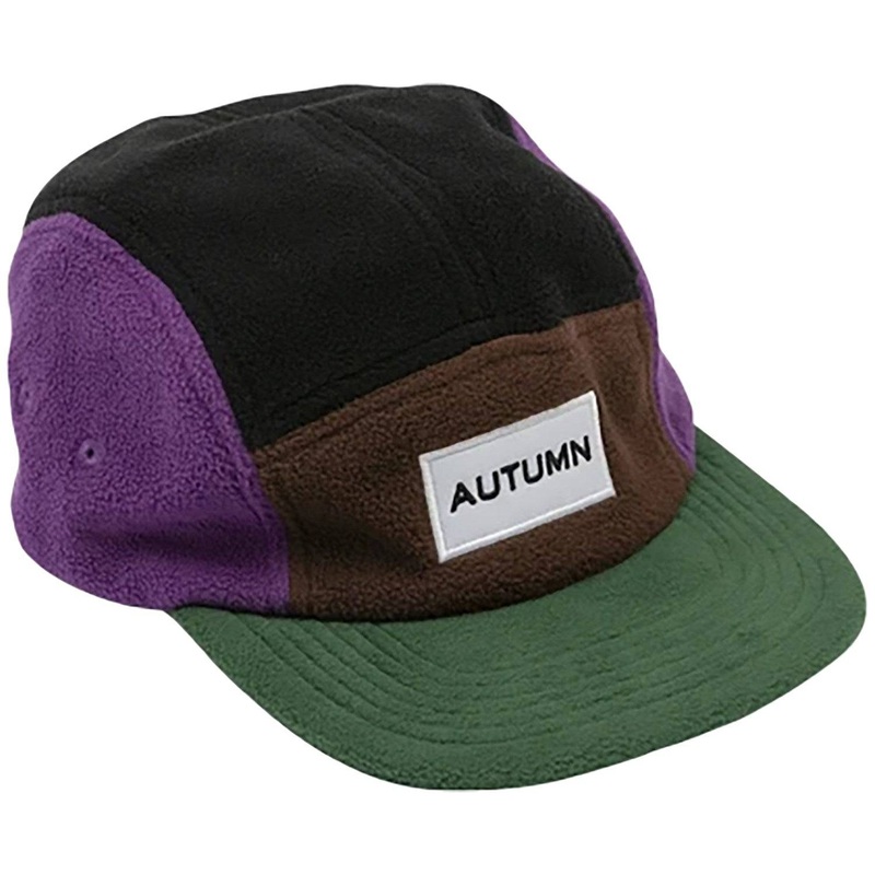 Autumn Fleece Camp Cap in Purple