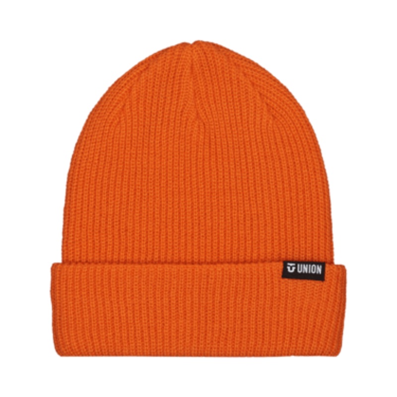 Union Low Cuff Beanie in Orange