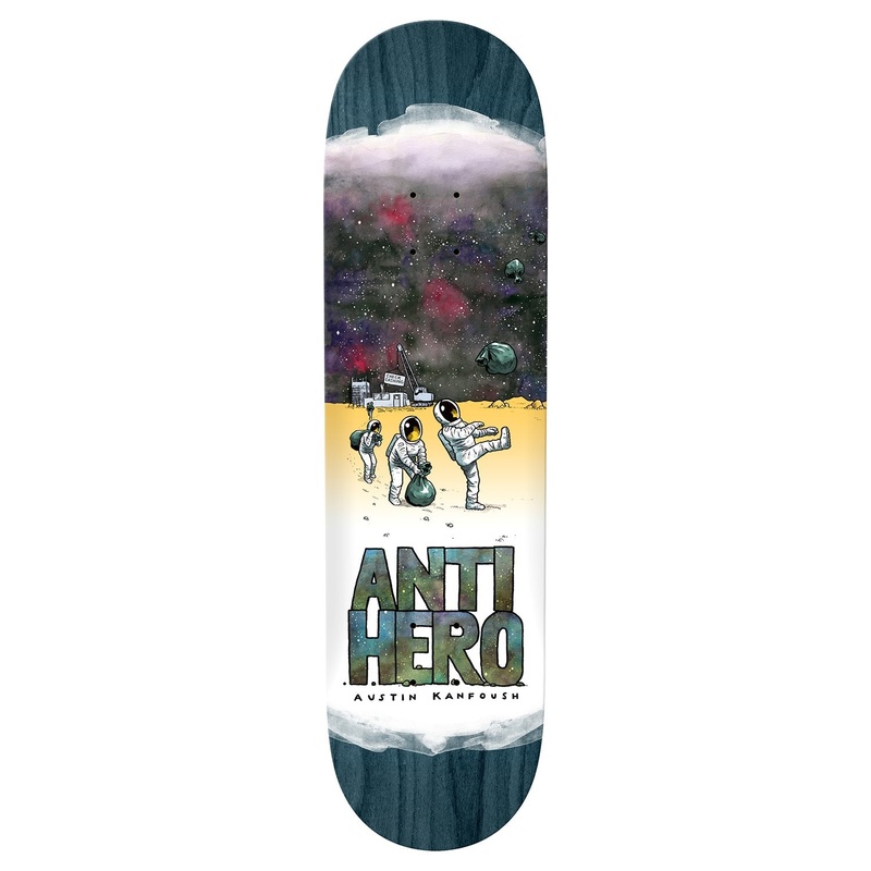 Antihero Kanfoush Space Junk Skateboard Deck in 8.25''