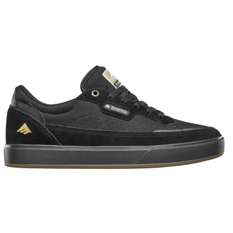 Emerica Gamma G6 Skate Shoe in Black and Black
