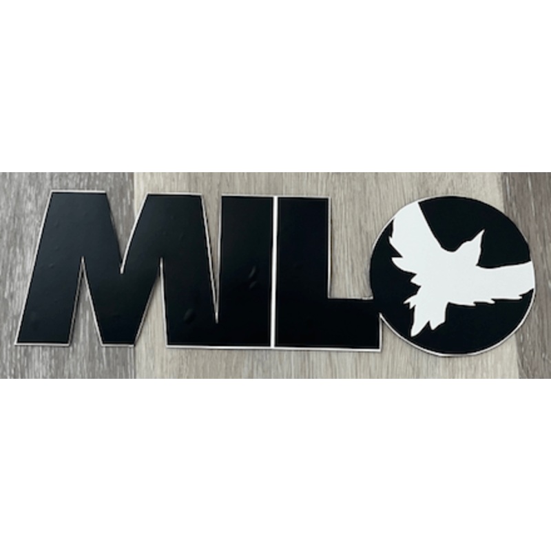 Milo Magnetic Bird Dye Cut Decal