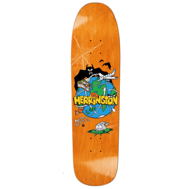 Polar Aaron Herrington Planet Herrington  Skateboard Deck in 1991 Jr. Shape