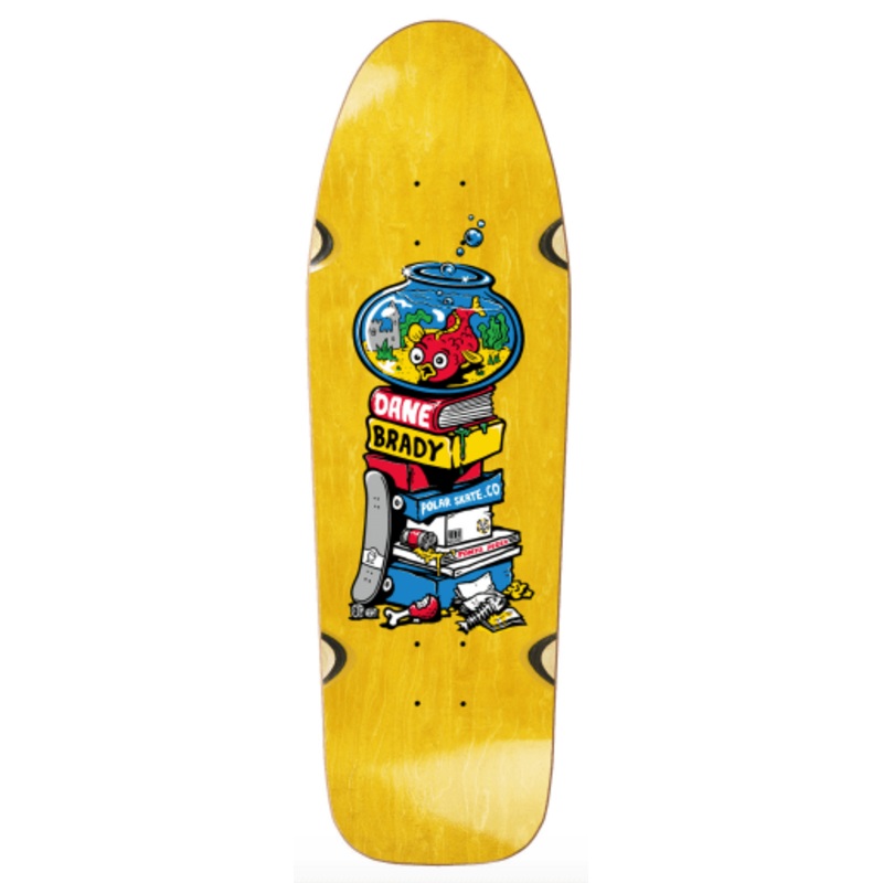 Polar Dane Brady Fish Bowl Wheel Well Skateboard Deck in Surf Jr. Shape