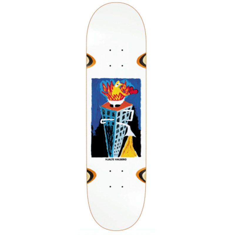 Polar Hjalte Halberg Burning Sink Skateboard Deck in 8.25