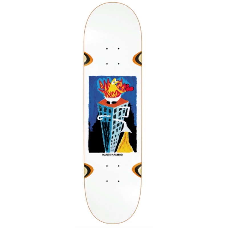 Polar Hjalte Halberg Burning Sink Skateboard Deck in 8.375