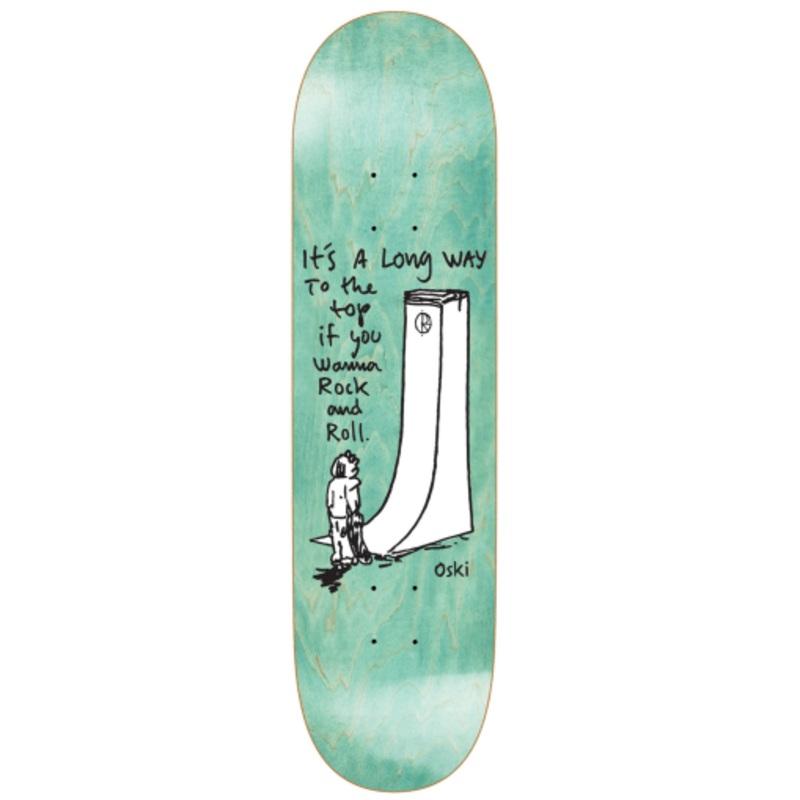 Polar Oskar Rozenberg Rock & Roll  Skateboard Deck in 8