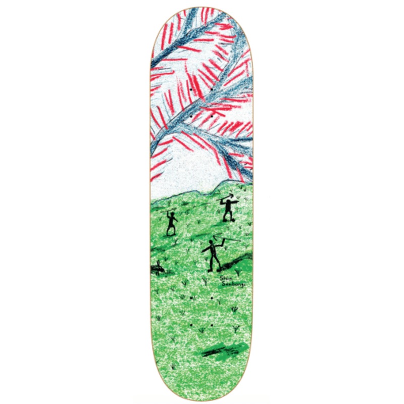 Polar Shin Sanbongi Hunters Skateboard Deck in 8.5