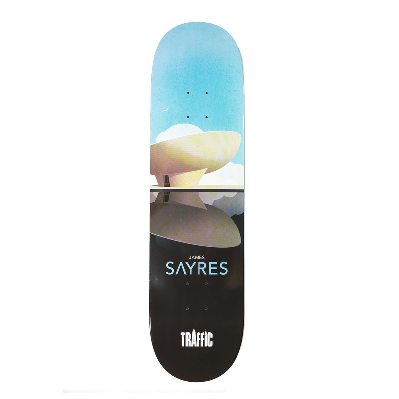Traffic Sayres Cloud City Skate Deck in 8.25"