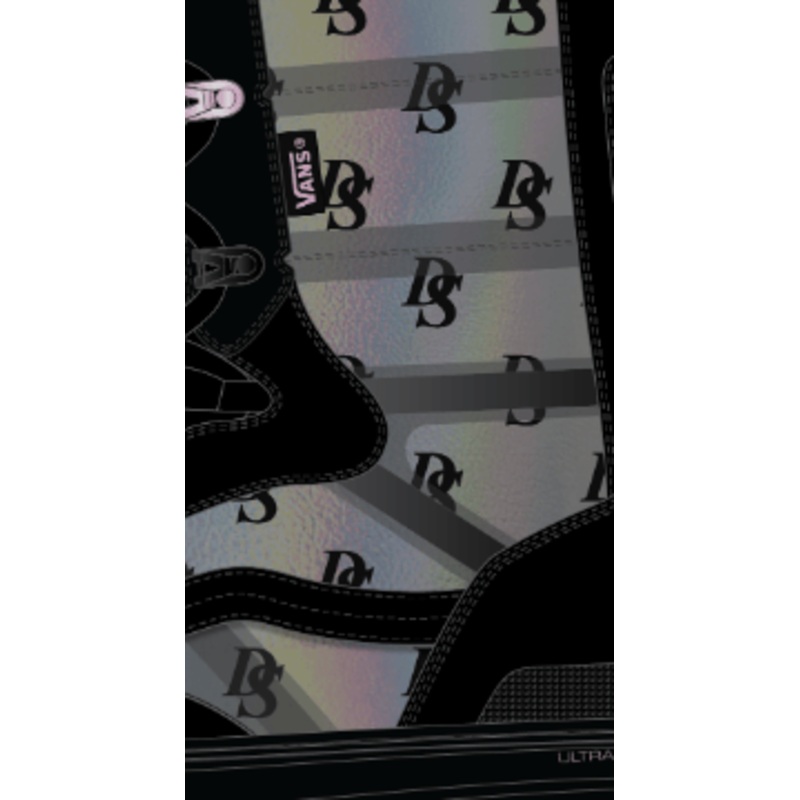 Vans Hi-Standard Pro Snowboard Boot in Black and Pink Drink Sexy 2023