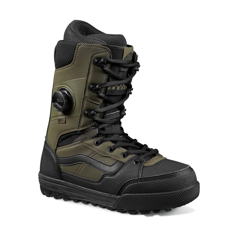 Vans Invado Pro Snowboard Boot in Grape Leaf and Black 2023