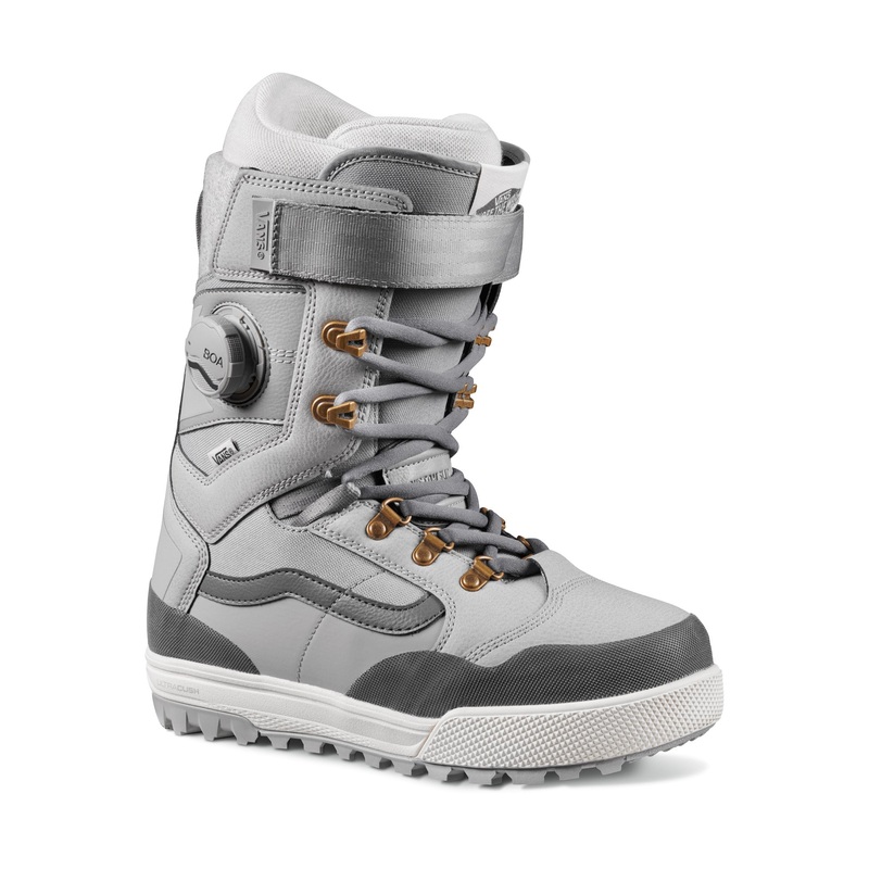 Vans Luna Ventana Pro Womens Snowboard Boot in Gray and Marshmallow 2023