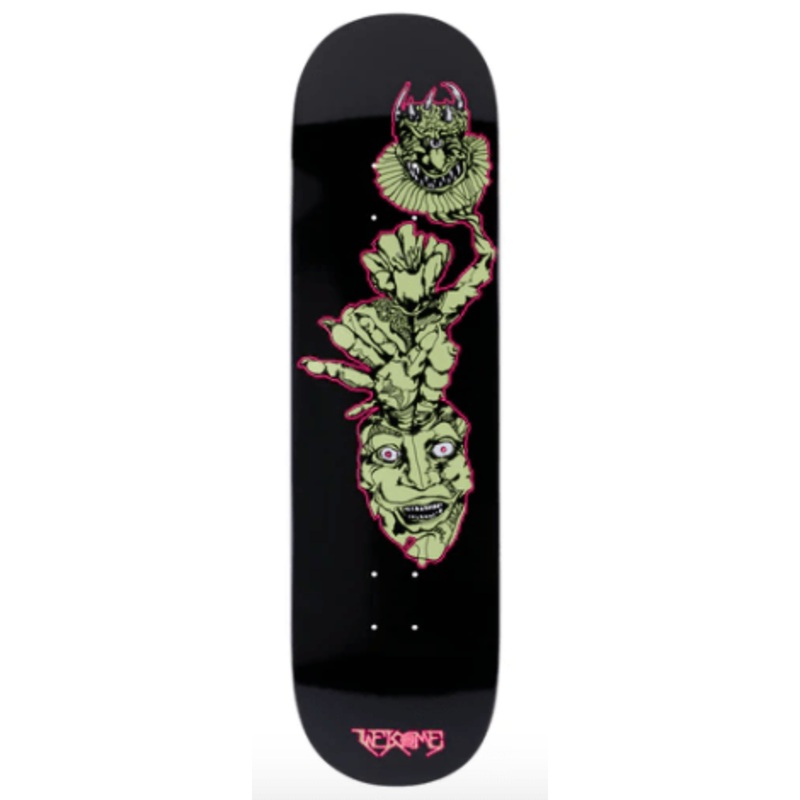 Welcome Intruder Skateboard on Evil Twin 8.5'' in Black