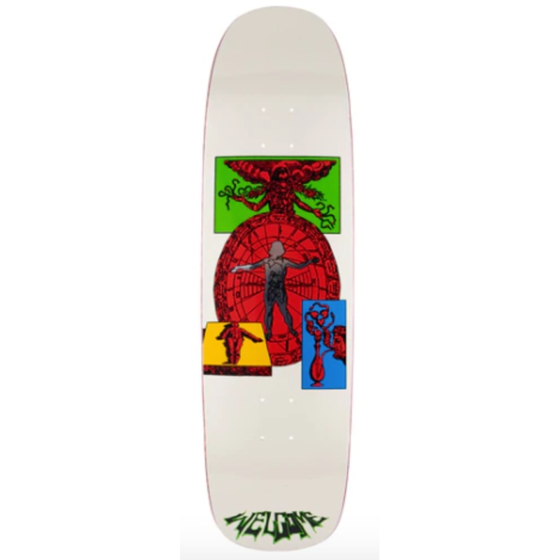 Welcome Meditation Skateboard on Son of Golem 8.75'' in Bone