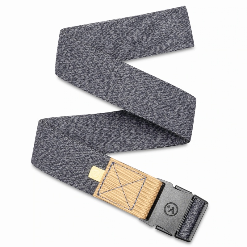 Arcade Ridge Slim Belt in Heather Navy