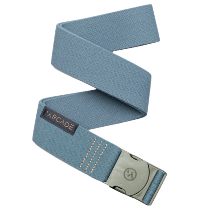 Arcade Splice Belt in Moody Blue and Ivy