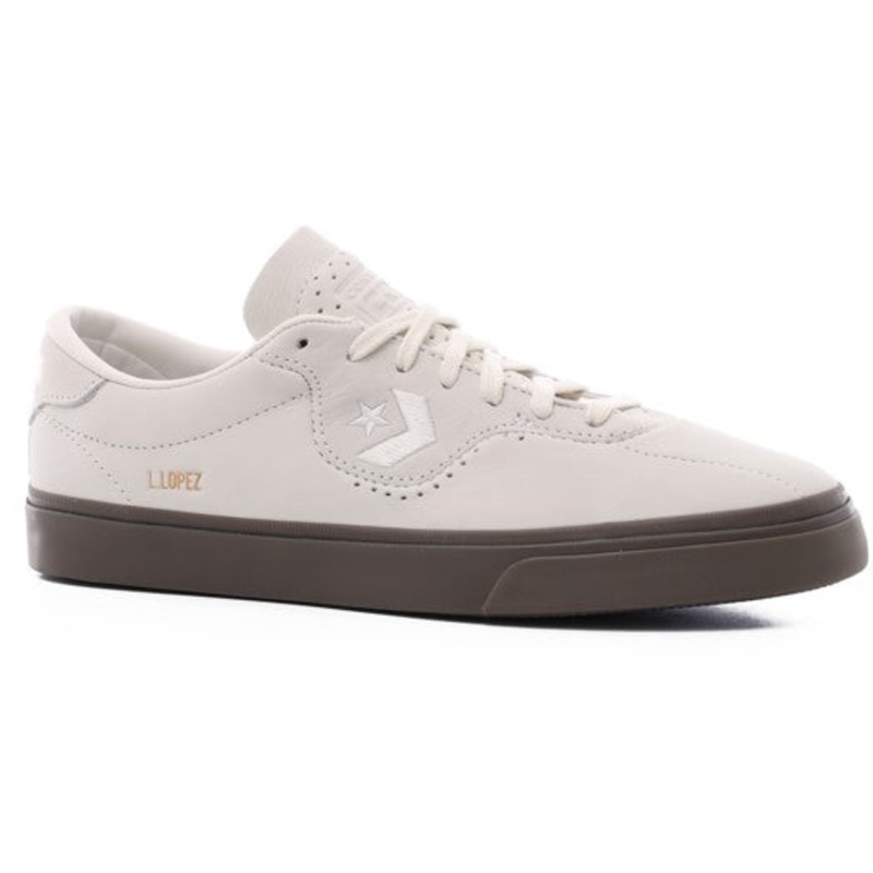Converse Louie Lopez Pro in Egret and Dark Mushroom