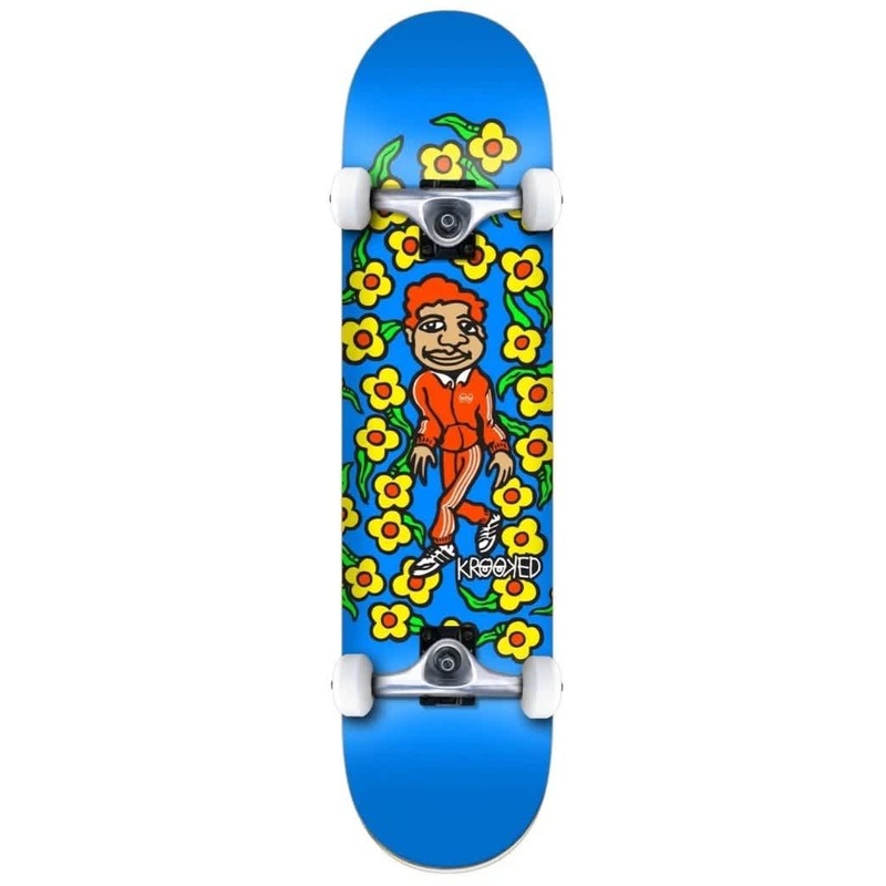 Krooked Sweatpants Skateboard Complete in 7.75