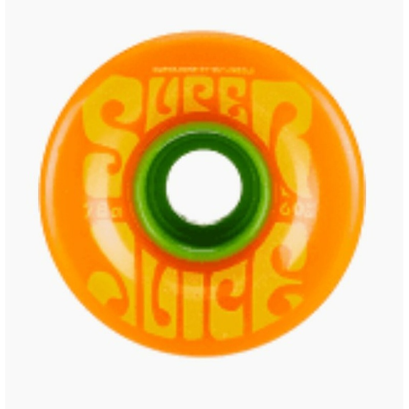 OJ Wheels Super Juice Skate Wheels in Citrus 78a 60mm