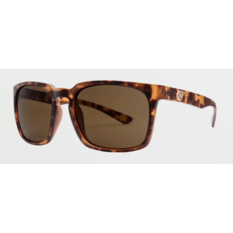 Volcom Alive Sunglass in Matte Tort with a Bronze lens