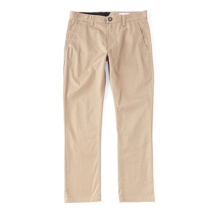 Volcom Frickin Modern Stretch Pant in Khaki
