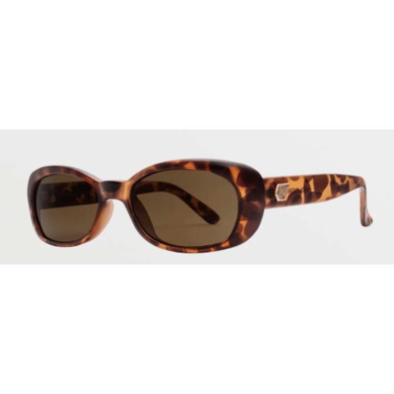 Volcom Jam Sunglass in Matte Tort with a Bronze lens