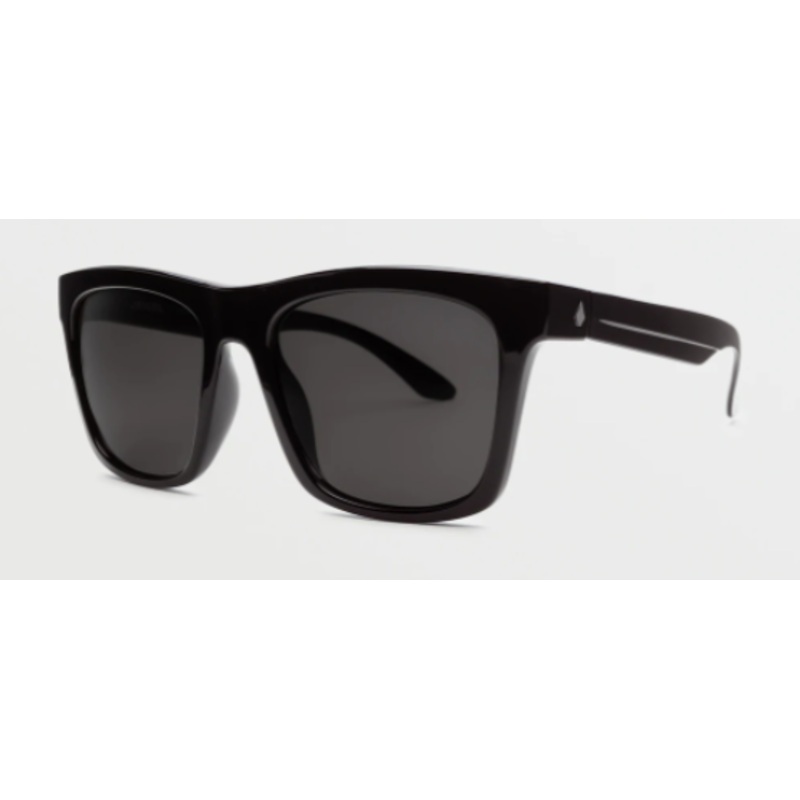 Volcom Jewel Sunglass in Matte Black with a Gray Polarized lens