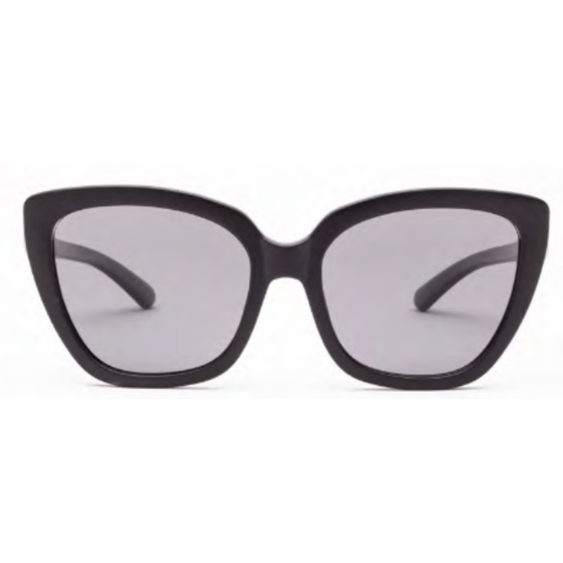 Volcom Milli Sunglass in Gloss Black with a Gray Polarized lens