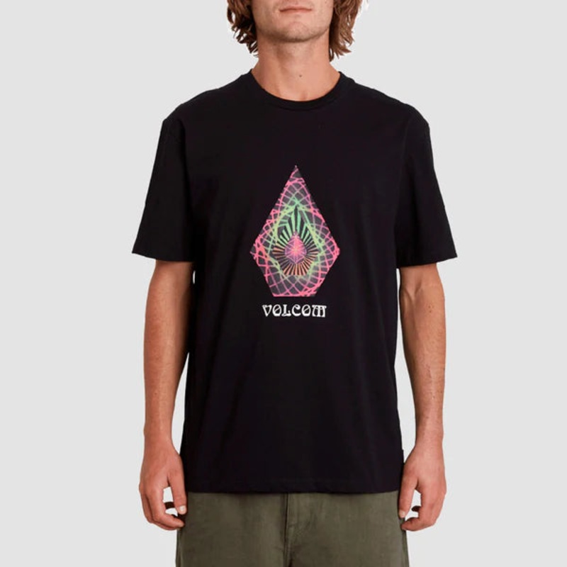 Volcom Star Shields  T Shirt in Black