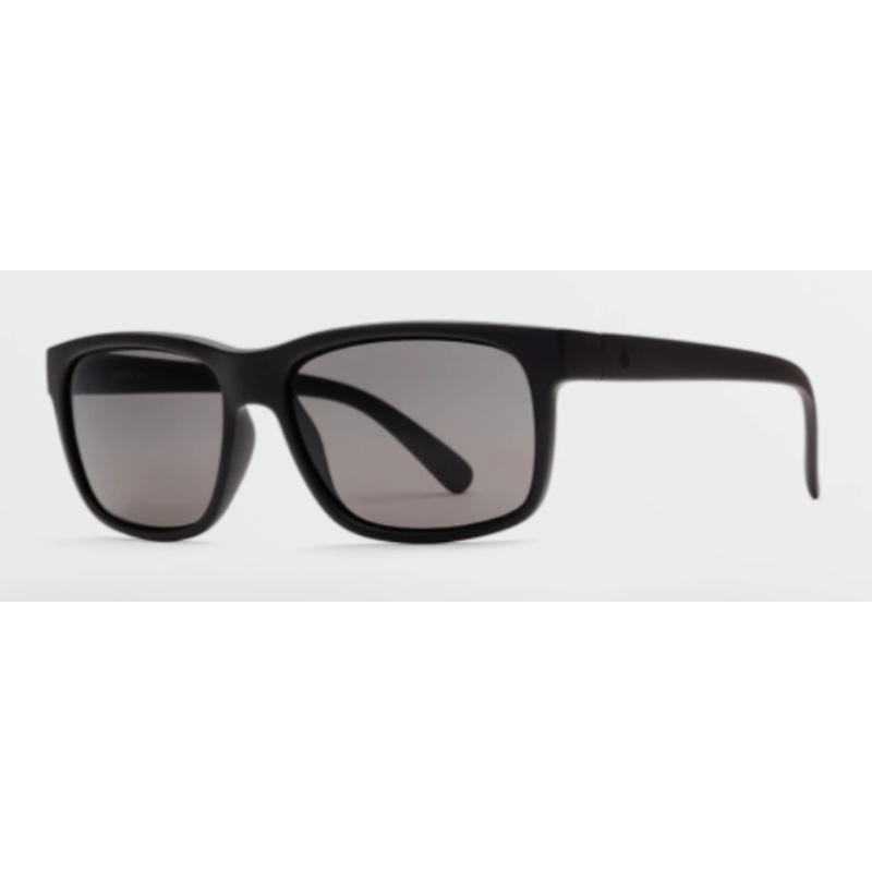 Volcom Wig Sunglass in Matte Black with a Gray lens